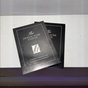 Black Shadow Work Journal Set